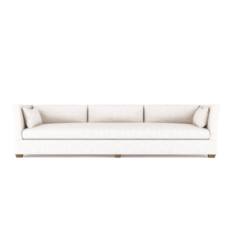 Tandem Arbor Cotona Sofa Upholstery: Linen Oyster, Size: 31" H x 120" W x 37" D - Image 0