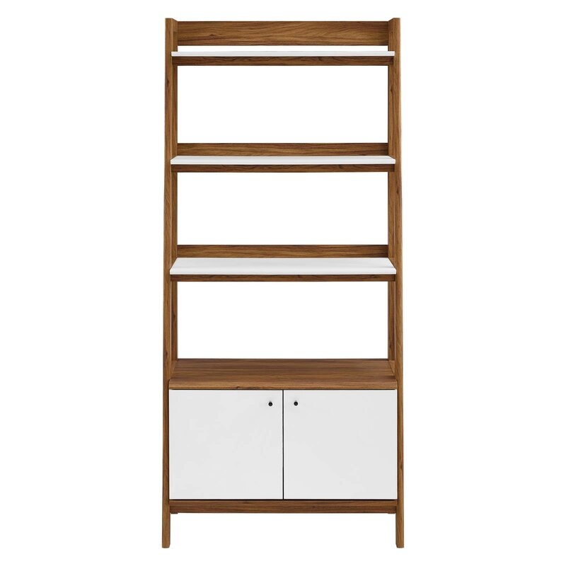 Monango 71'' H Ladder Bookcase - Image 1