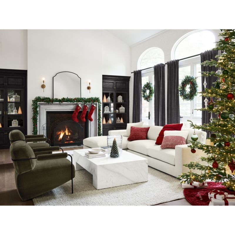 Oceanside Low Deep-Seat 2-Piece Right-Arm Chaise Sectional Sofa - Image 1