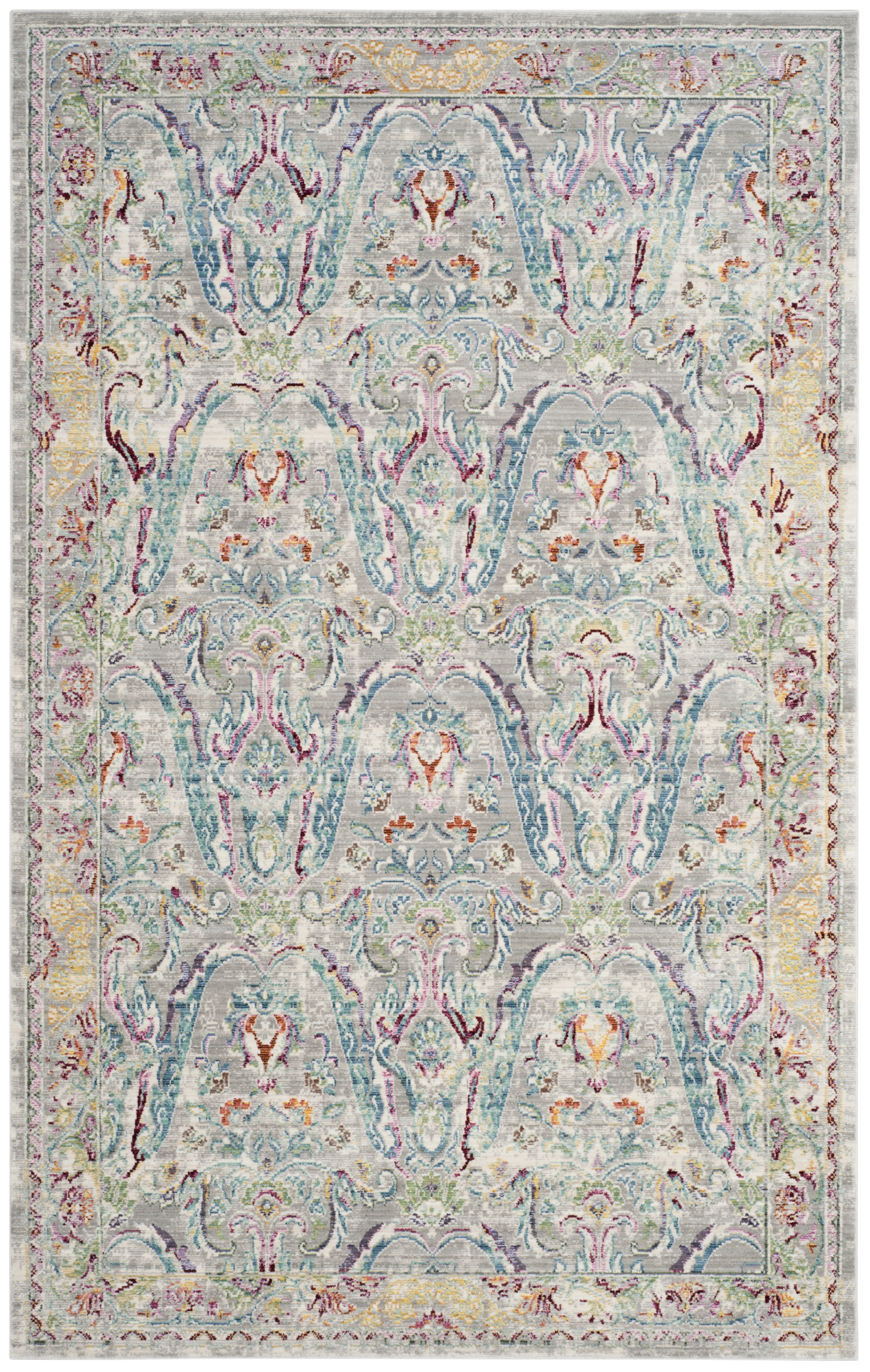 Arlo Home Woven Area Rug, MYS925L, Grey/Light Blue,  4' X 6' - Image 0