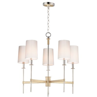Castelnaud 5-Light Shaded Classic / Traditional Chandelier - Image 0