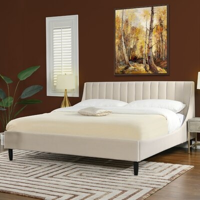 Ashe Upholstered Low Profile Platform Bed - Image 0