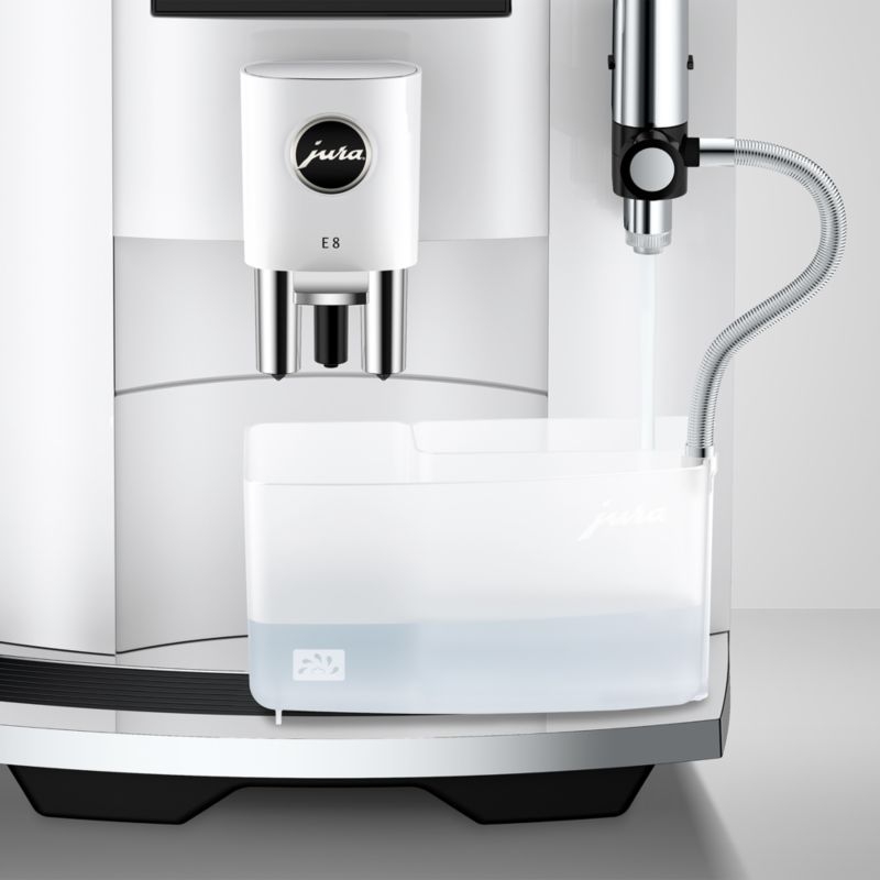 JURA ® E8 Automatic Espresso Machine in Piano White - Image 3