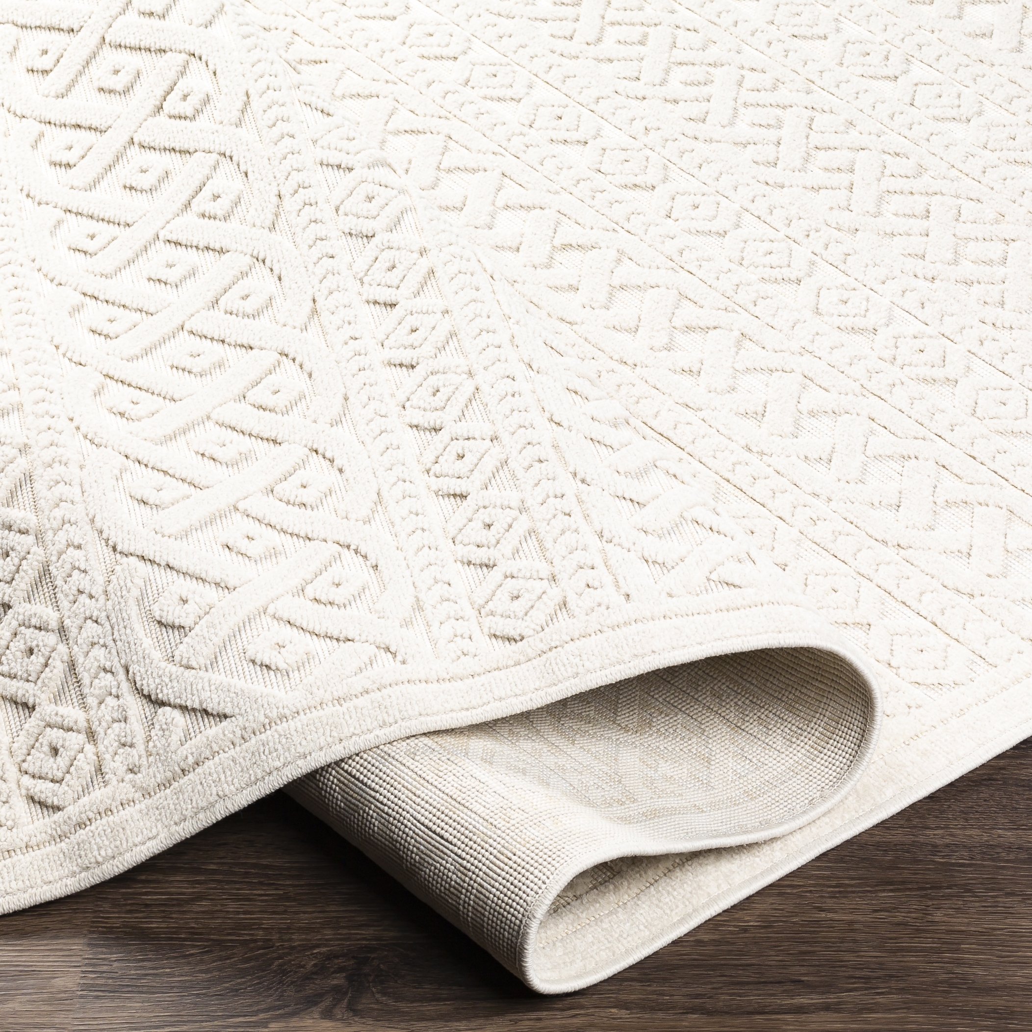 Greenwich Beige Outdoor 1'11" x 2'11" Machine Woven Rug - Image 4