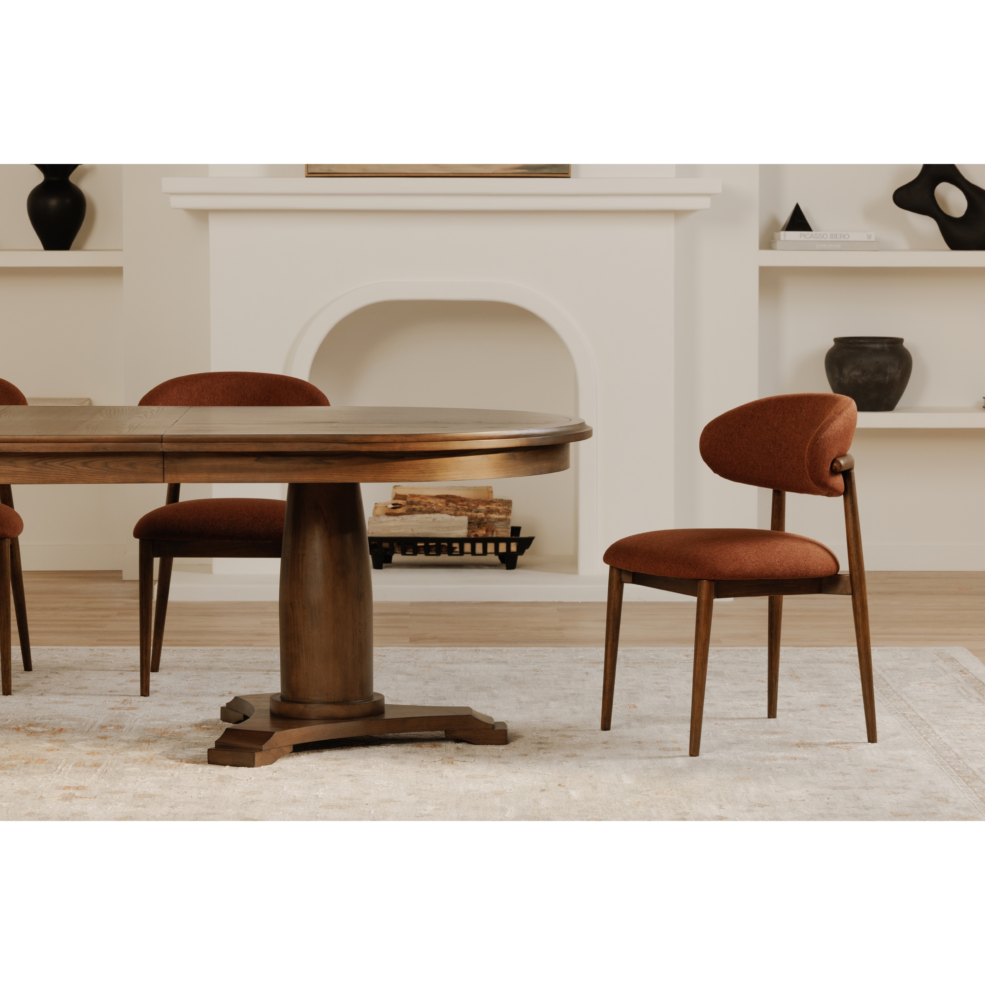 Jamie Extension Dining Table Vintage Brown - Image 15