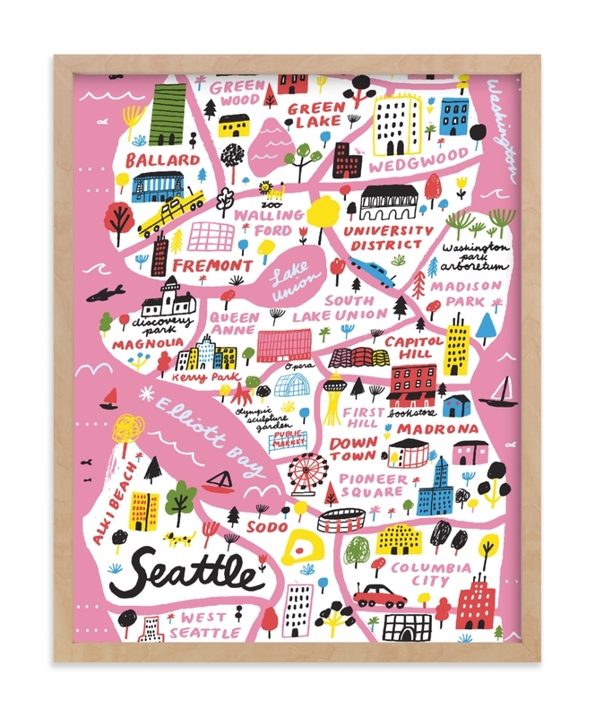 I Love Seattle Limited Edition Fine Art Print 1 - Image 0