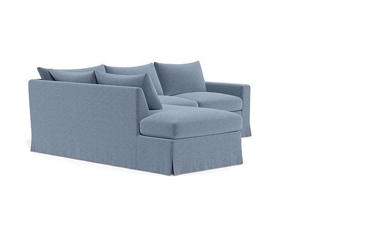 Sloan Slipcovered 3-Seat Left Bumper Sectional - Image 1