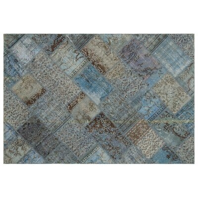 One-of-a-Kind Cordovano Hand-Knotted 1960s Gray 5'3" x 7'7" Area Rug - Image 0