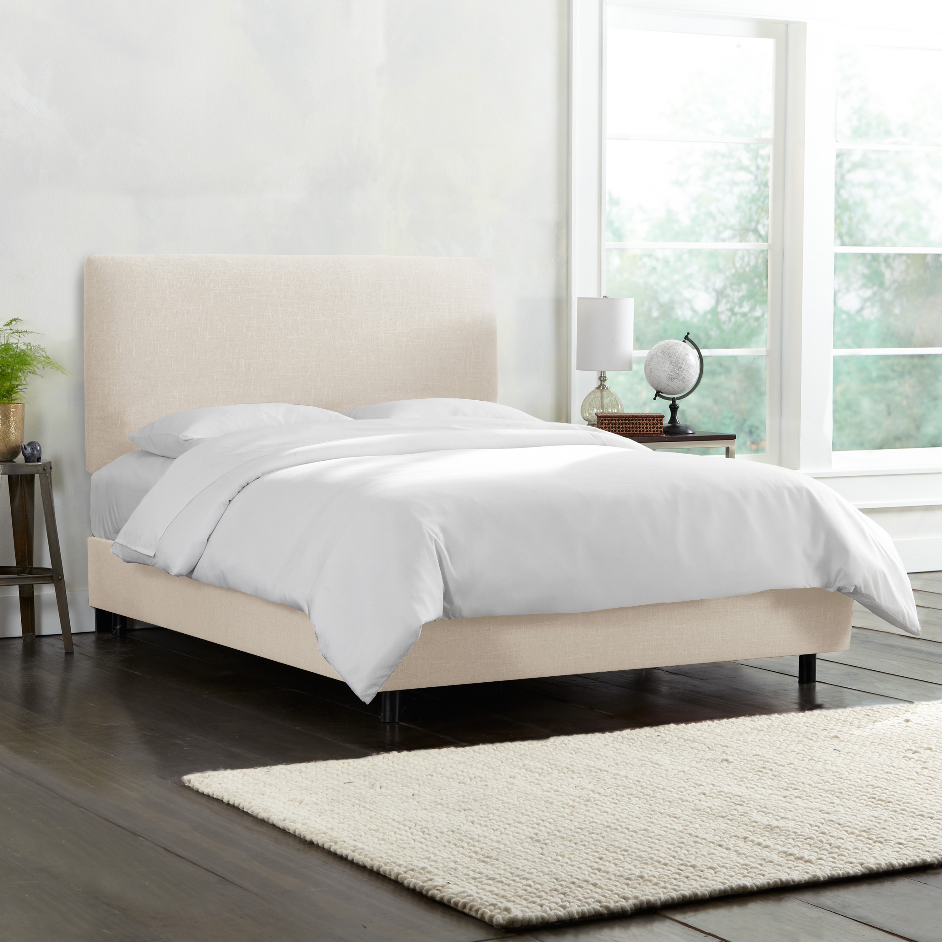 California King Sawyer Bed in Linen Talc - Image 5