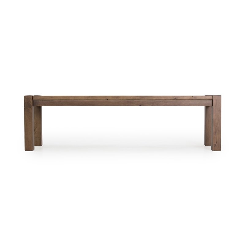 Maria Yee Rutherford Wood Bench Color: Pumpernickel - Image 0