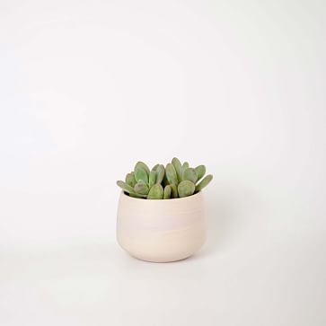 Planter Porcelain Marbled Purple Small - Image 1