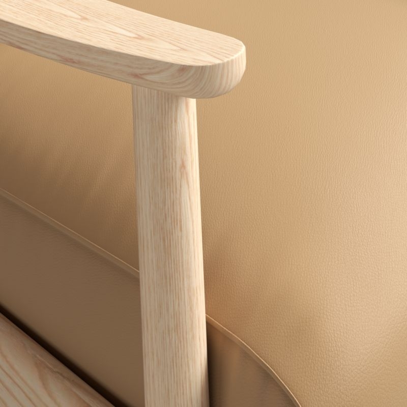 Domingo Vegan Leather Reclining Accent Chair - Image 1