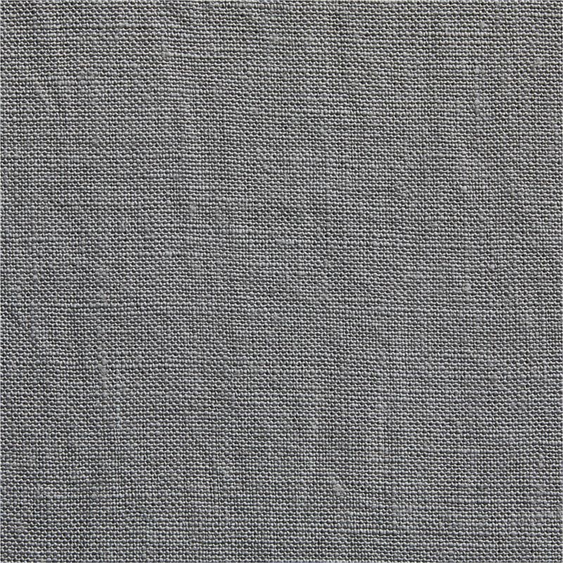 Pebble Grey EUROPEAN FLAX ™-Certified Linen Window Curtain Panel 52"x96" - Image 5