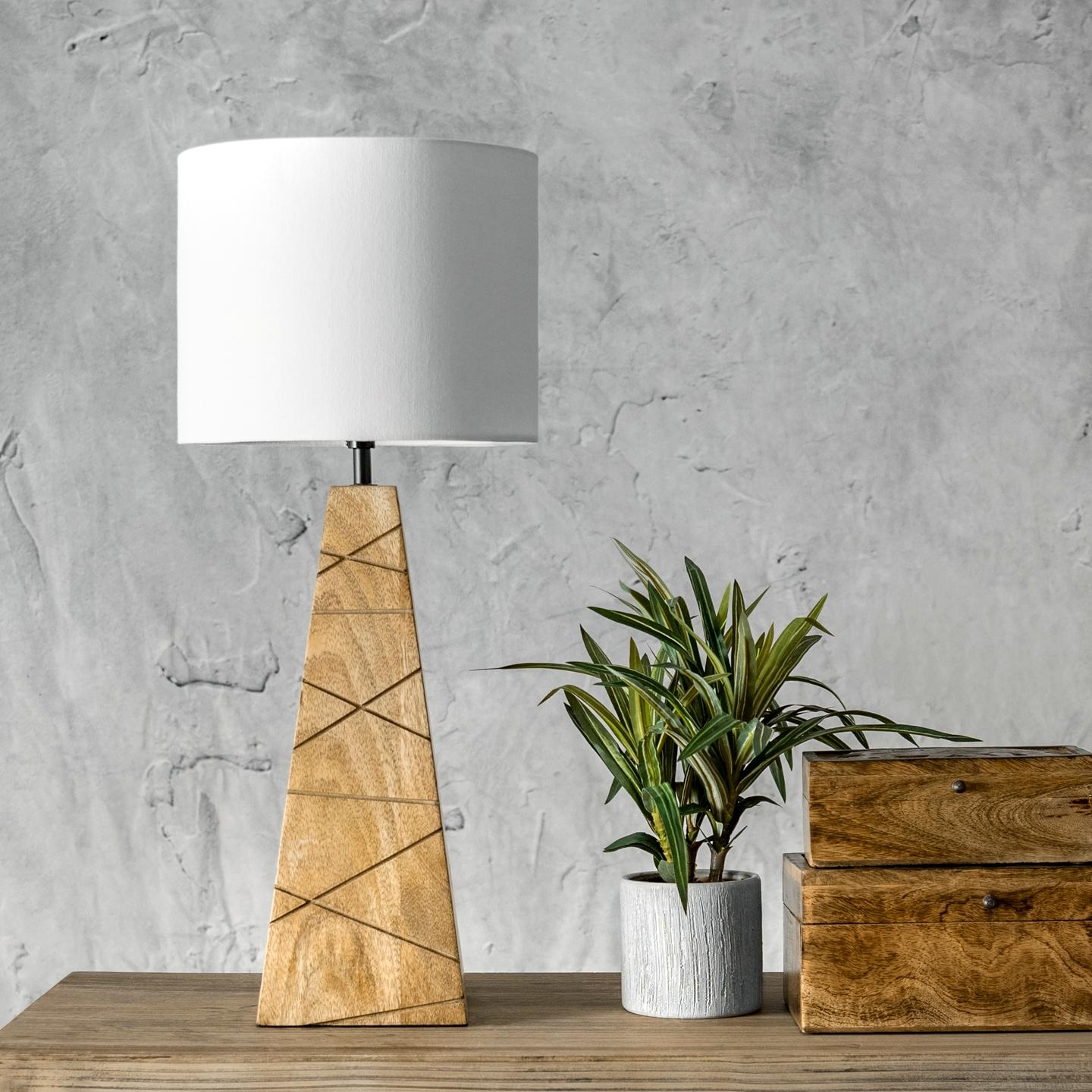 Lily 24" Wood Table Lamp - Image 0