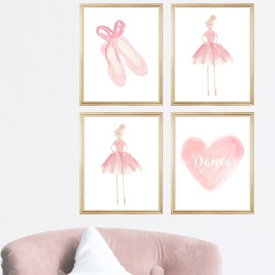 Ballet Gallery Wall, Set of 4 Paper Prints - Image 0