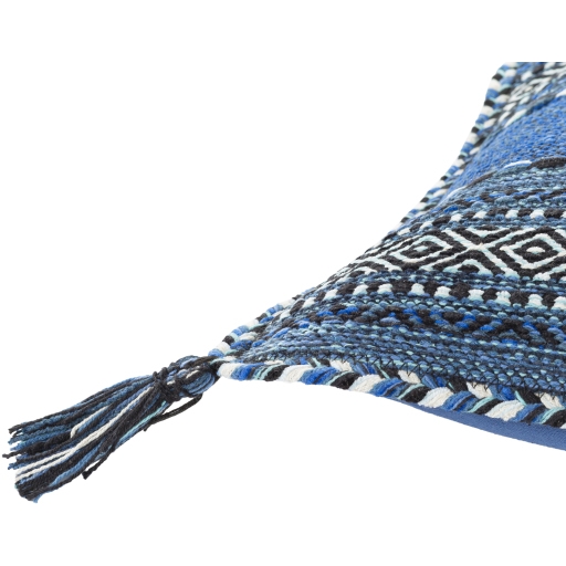 Azariah Pillow, 20" x 20", Blue - Image 2