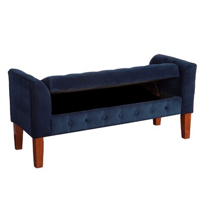 Wilford Upholstered Flip Top Storage Bench - Image 0