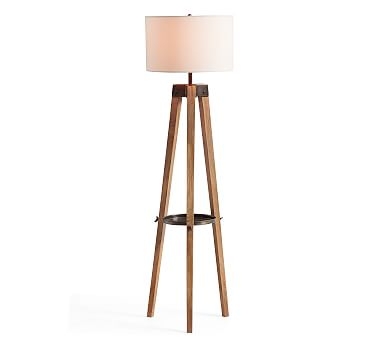 Miles Tripod Floor Lamp, Honey & Bronze - Image 0
