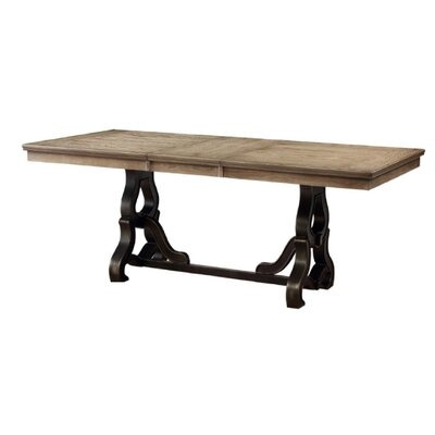 Folden Extendable Trestle Dining Table - Image 0