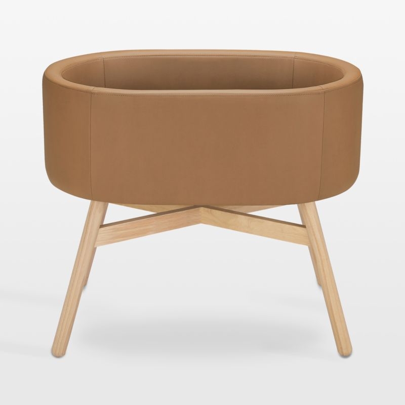 Babyletto X Gathre Capsule Camel Brown Baby Bassinet - Image 6