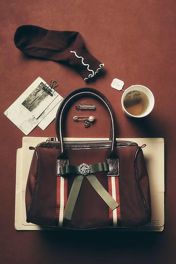 Daily Practice Mesh Stripe Tote Bag - Image 0