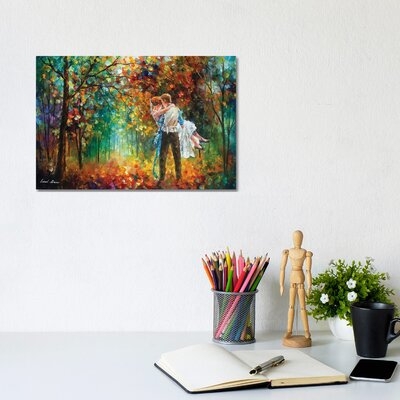 The Moment Of Love by Leonid Afremov - Wrapped Canvas Print - Image 0