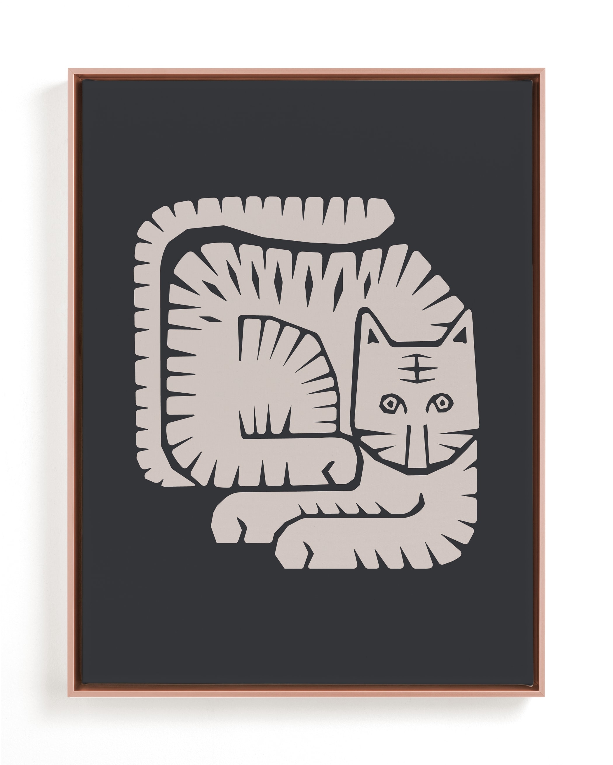 Lying Tiger Limited Edition Fine Art Print 2 - Image 0