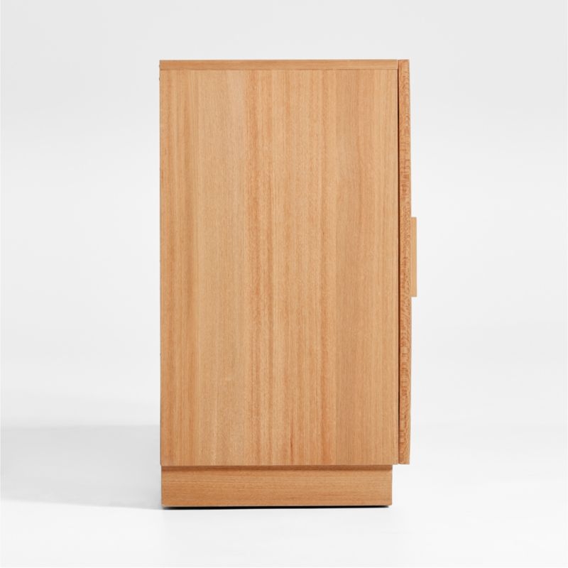 Calypso 90" Natural Wood Storage Media Console - Image 6