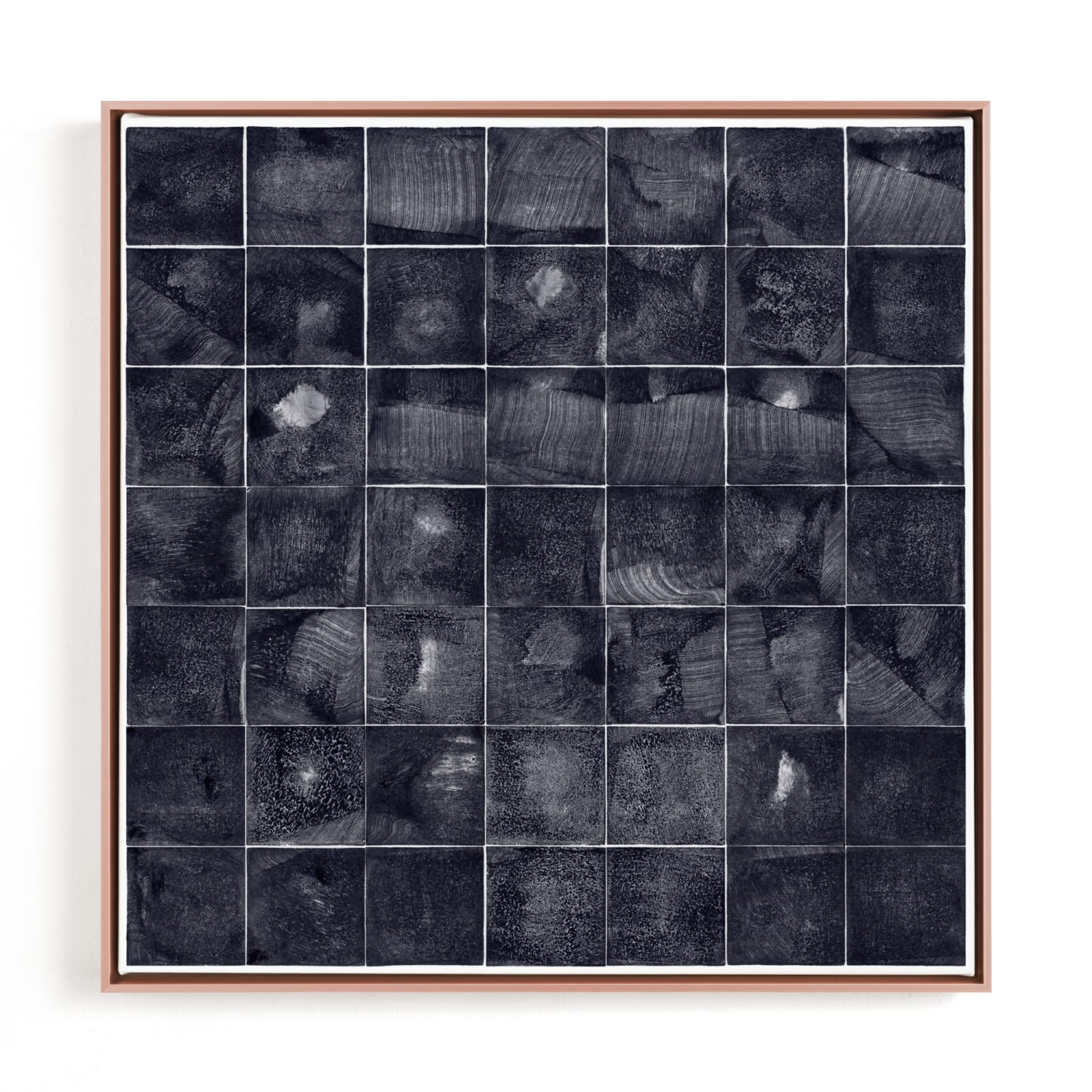 Relief Print Squares Limited Edition Fine Art Print 2 - Image 0