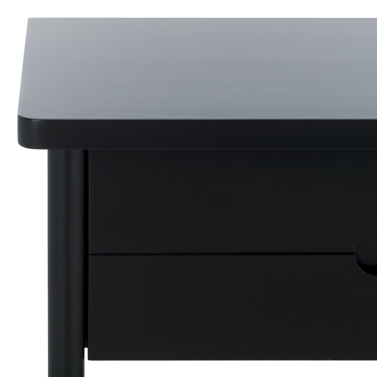 Fayletta 1 Dr Wood Nightstand - Black - Image 2
