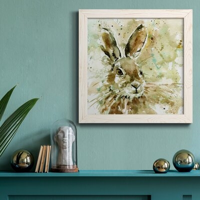 Hare In Spring-Premium Framed Canvas - Ready To Hang - Image 0