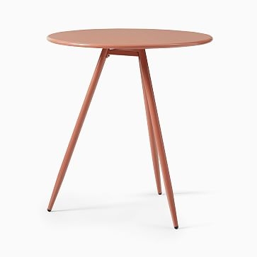 Outdoor Wren Bistro Table, 28 Inch Round, Terracotta - Image 0
