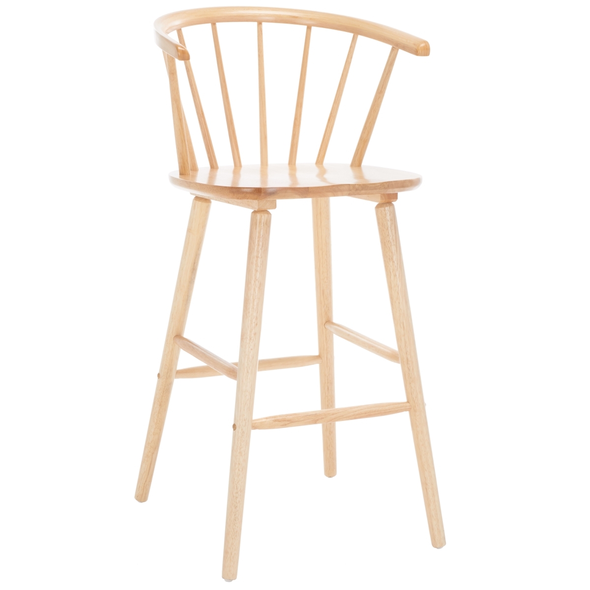 Blanchard Bar Stool - Natural - Safavieh - Image 6
