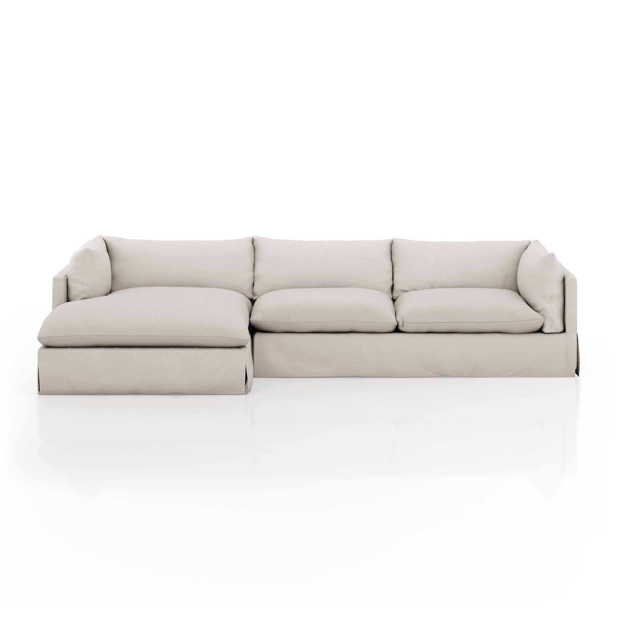 Habitat Slipcover 2-Piece Sectional - Valley Nimbus - Image 0