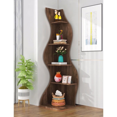 Arhab Corner Bookcase - Image 0