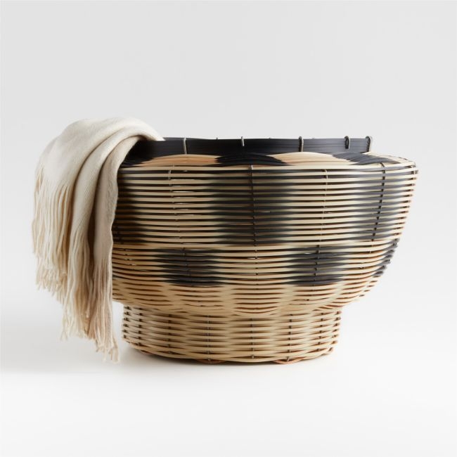 Mo's Crib Woven Black Basket - Image 0