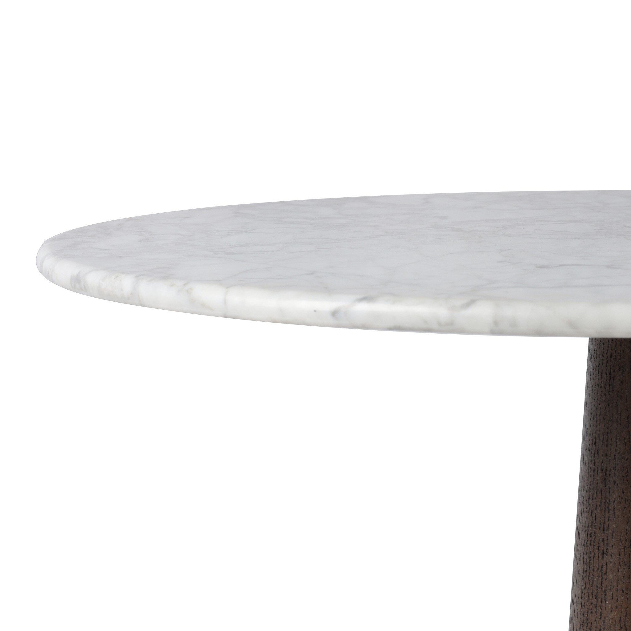 Goetz Bar + Counter Table - Honed White Marble - Image 2