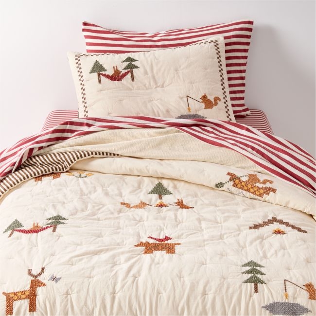 Cozy Camper Cotton Voile Kids Full/Queen Quilt - Image 0