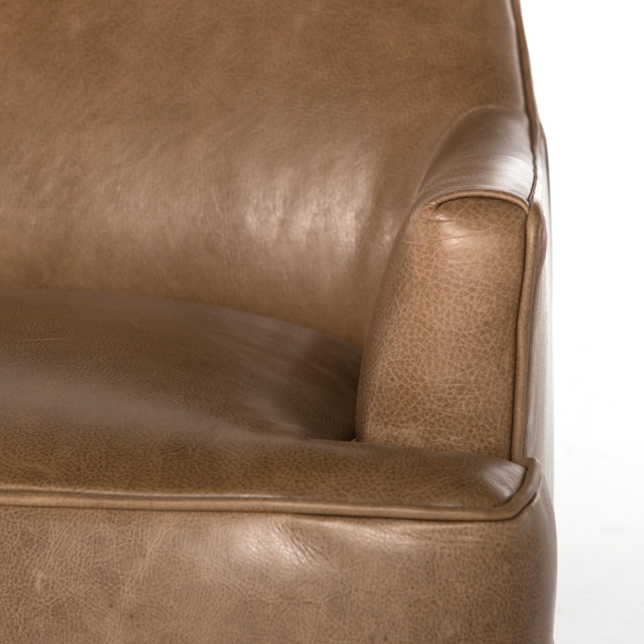 Ilona Leather Accent Chair - Image 8