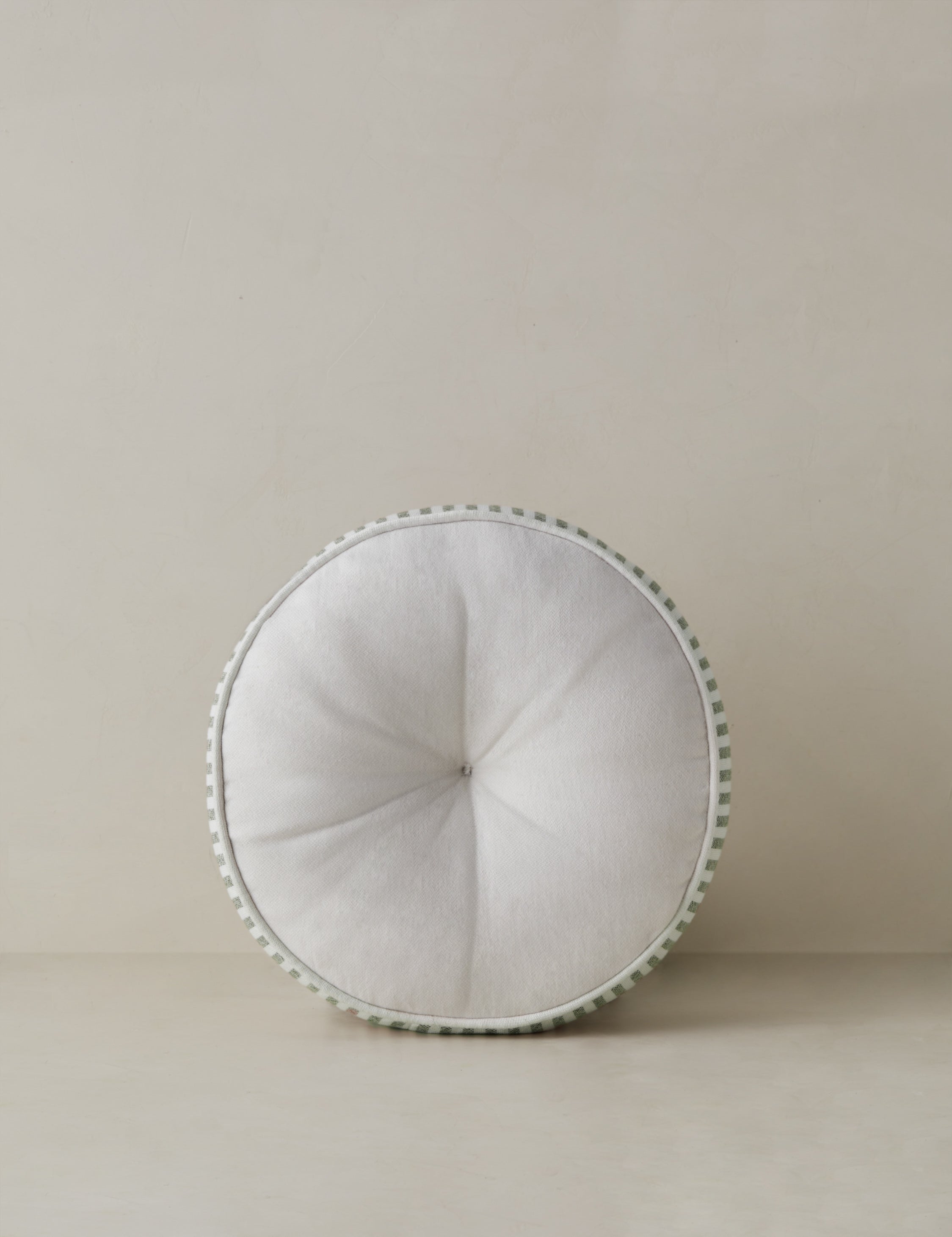 Littu Indoor / Outdoor Striped Disc Pillow by Sarah Sherman Samuel - Image 0