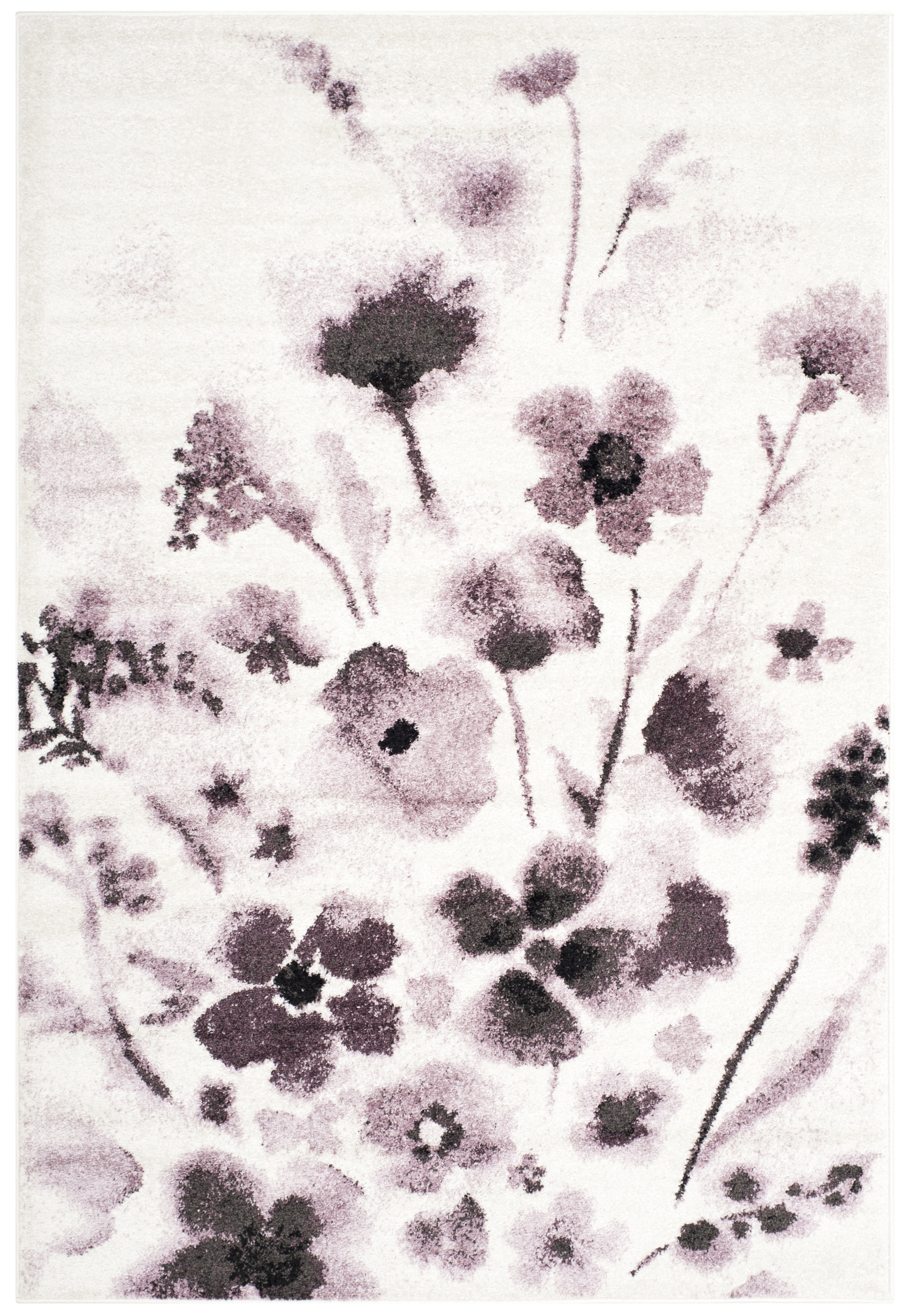 Arlo Home Woven Area Rug, ADR127L, Ivory/Purple,  5' 1" X 7' 6" - Image 0