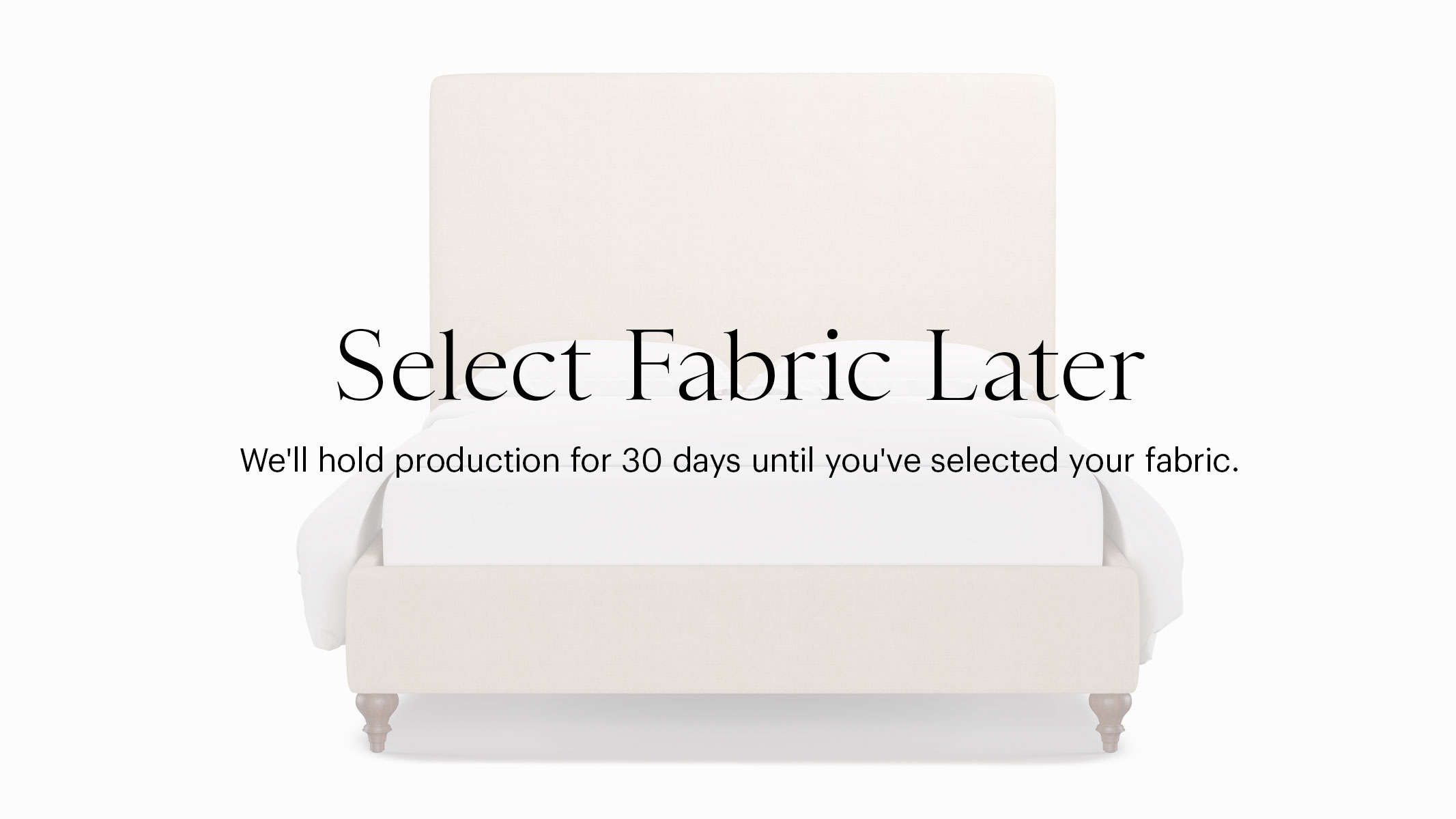 Classic Bed, Buy Now, Decide Later, Walnut Traditional Turned Leg, Queen - Image 0