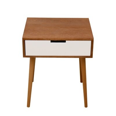 Side End Table Nightstand With Drawer 22.5" H - Image 0