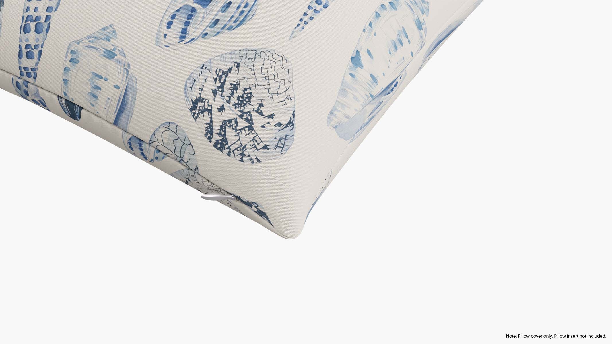 Throw Pillow Cover 20", Porcelain Coquina, 20" x 20" - Image 1