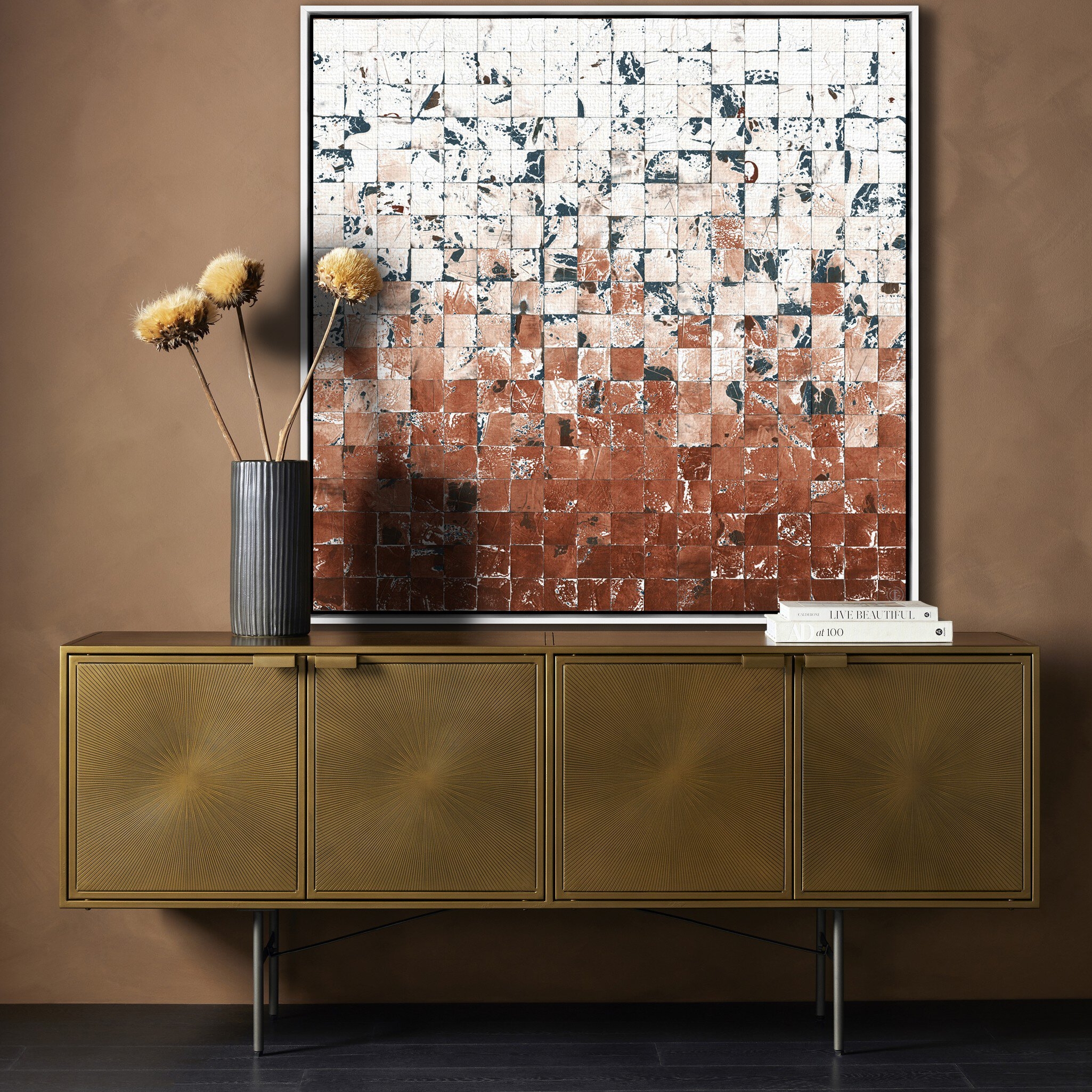 Merida Terracota by Douglas Galloway - White Maple Floater - Image 2