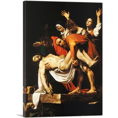 ARTCANVAS Entombment Of Christ 1603 Canvas Art Print By Caravaggio1_Rectangle - Image 0