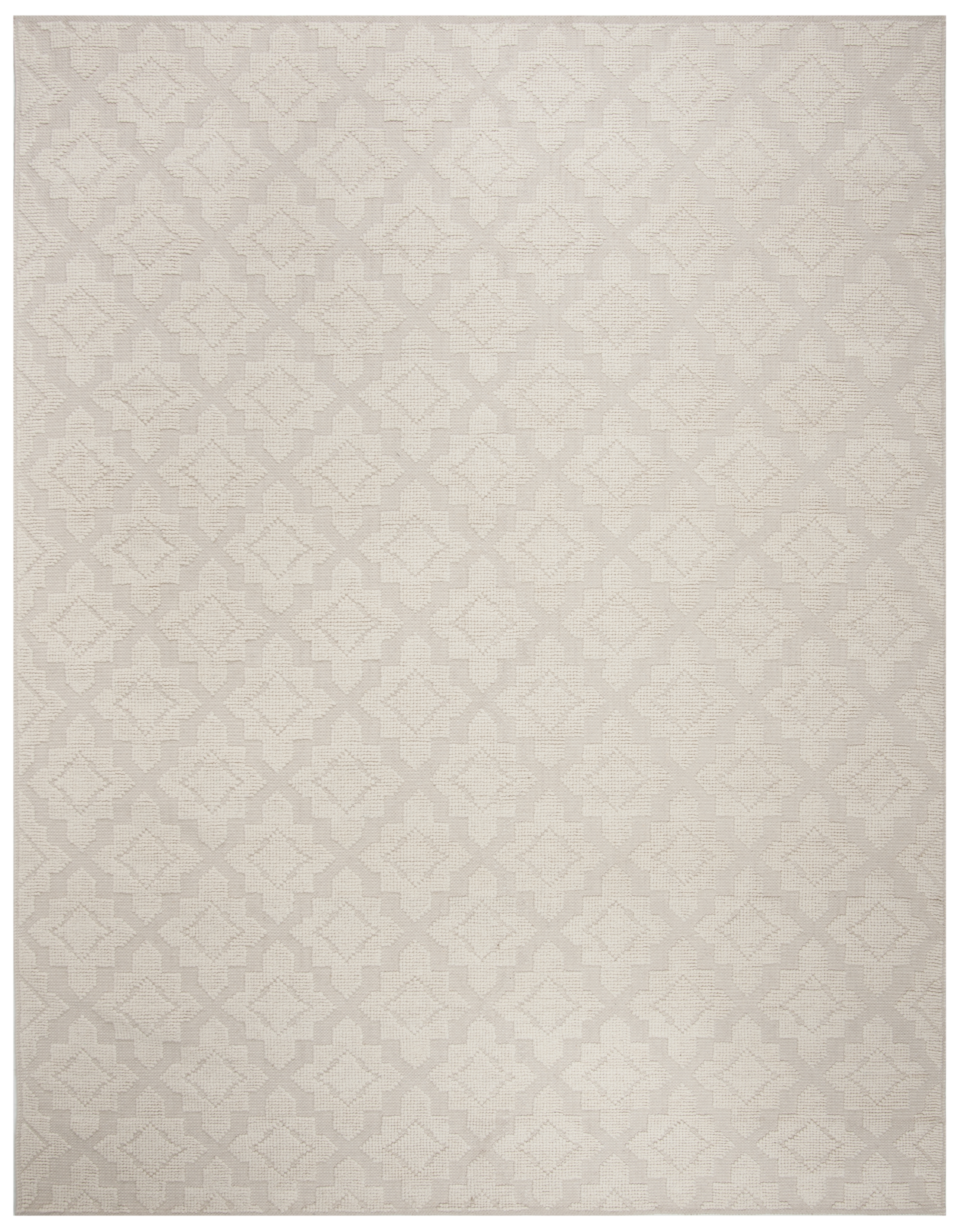 Arlo Home Hand Woven Area Rug, VRM103A, Ivory,  8' X 10' - Image 0
