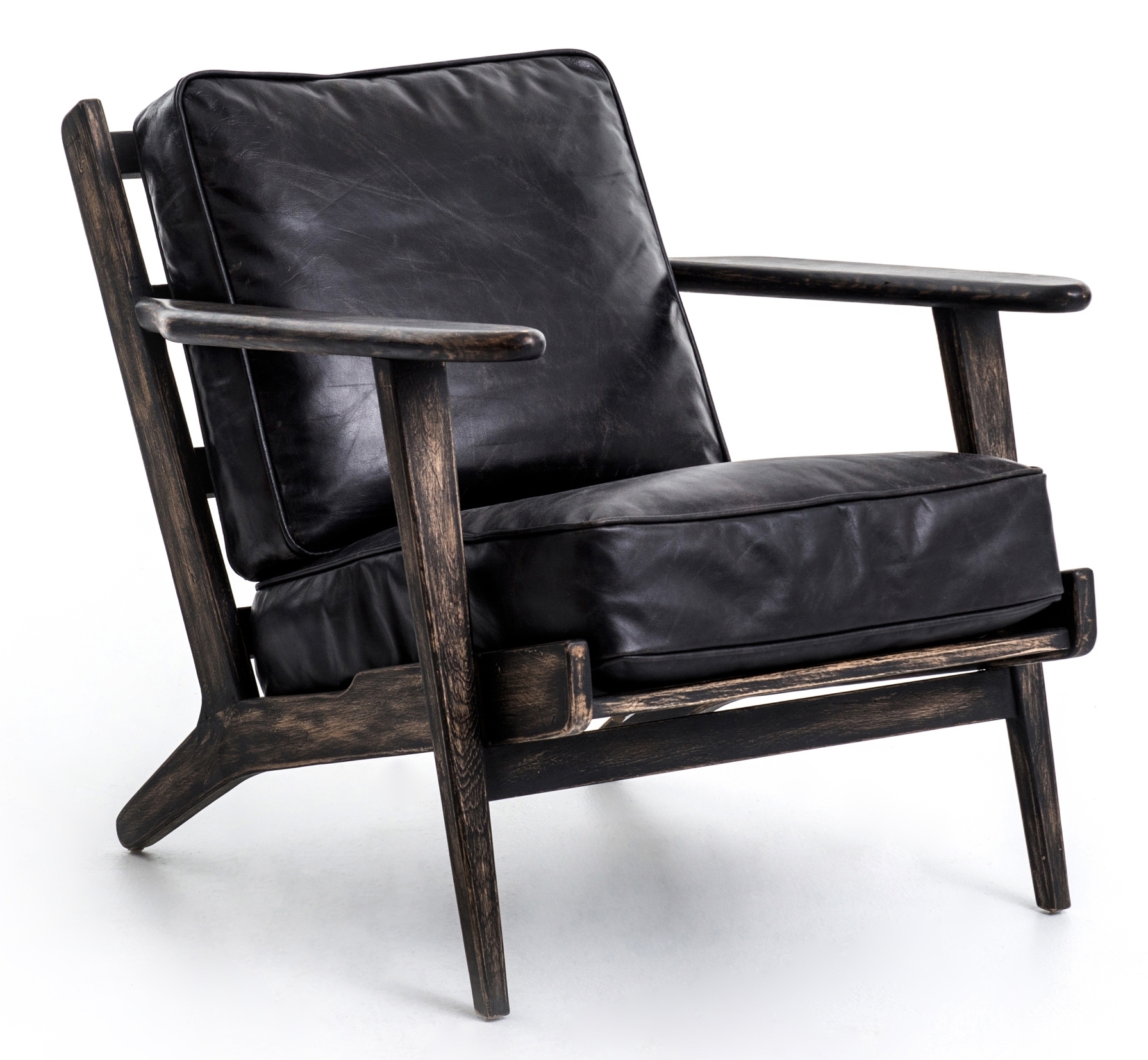 Austin Lounge Chair, Black - Image 0