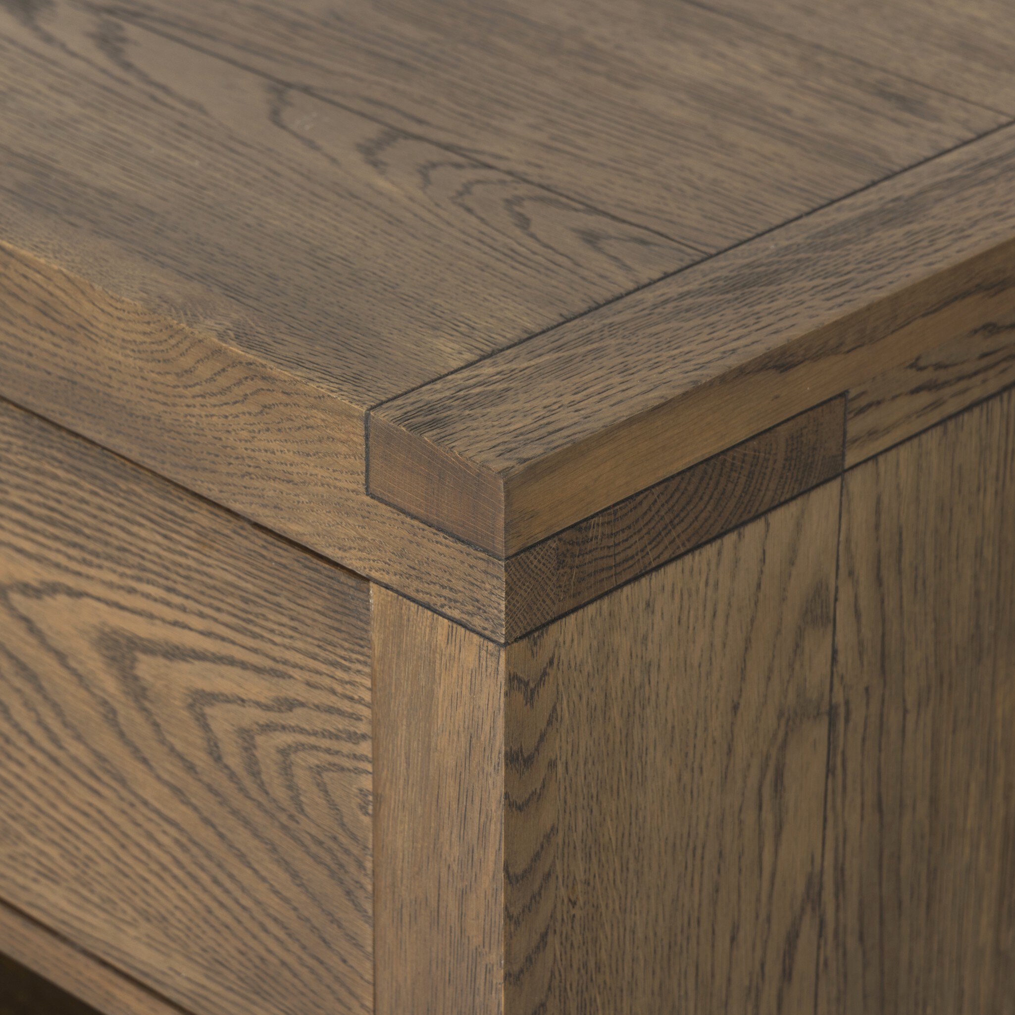 Warby Nightstand - Worn Oak Veneer - Image 1