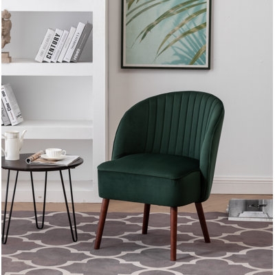 24.5'' Wide Tufted Velvet Side Chair - Image 0